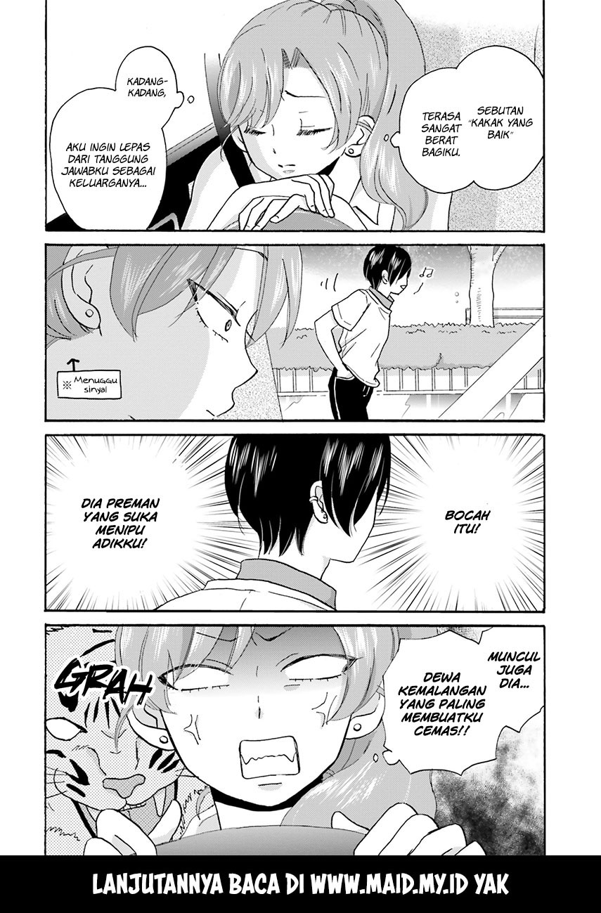Yankee-kun to Hakujou Gaaru Chapter 15 Bahasa Indonesia